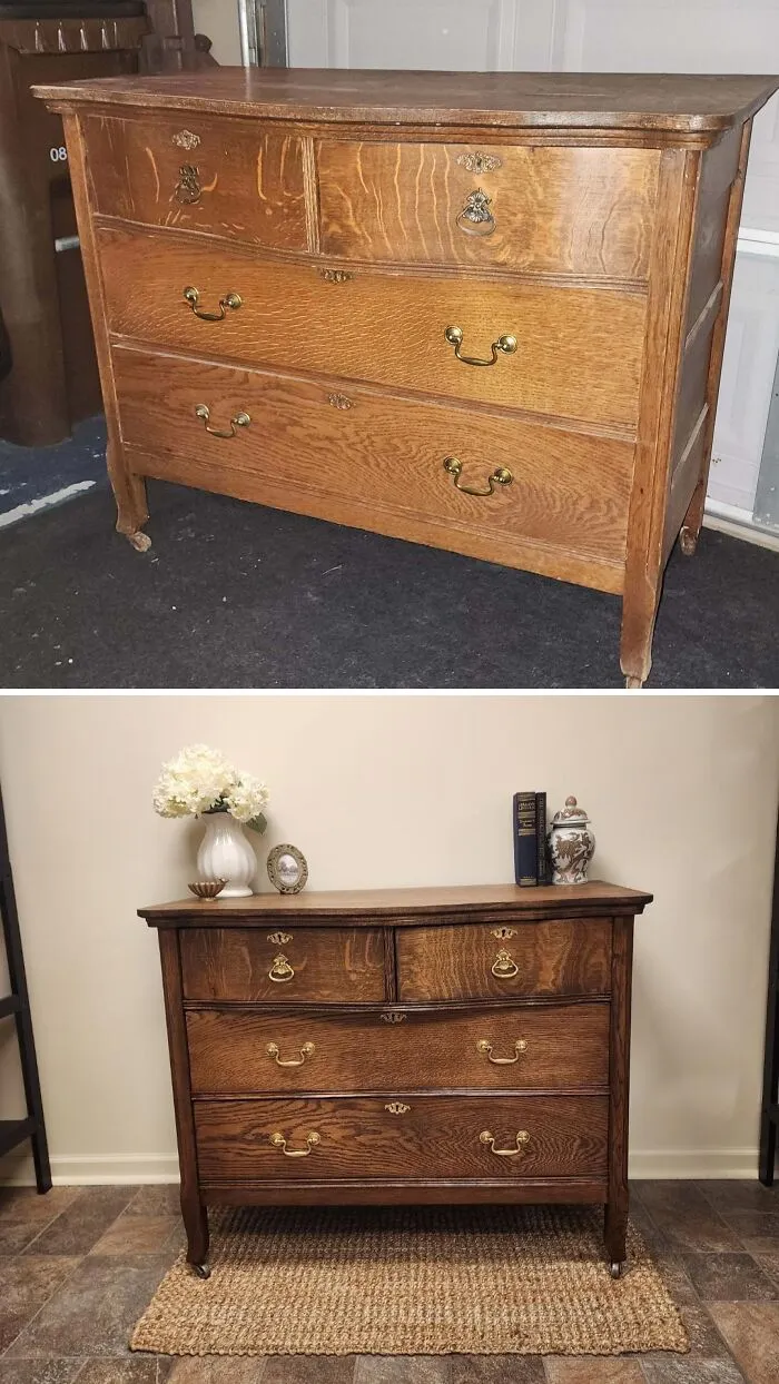 Refinished My Curb Find!