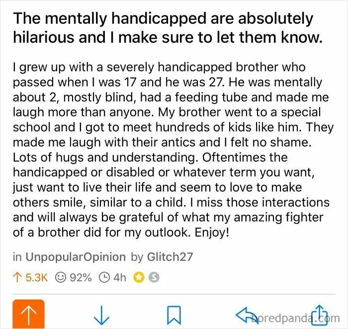 U/Glitch27’s Oddly Wholesome Post On R/Unpopularopinion