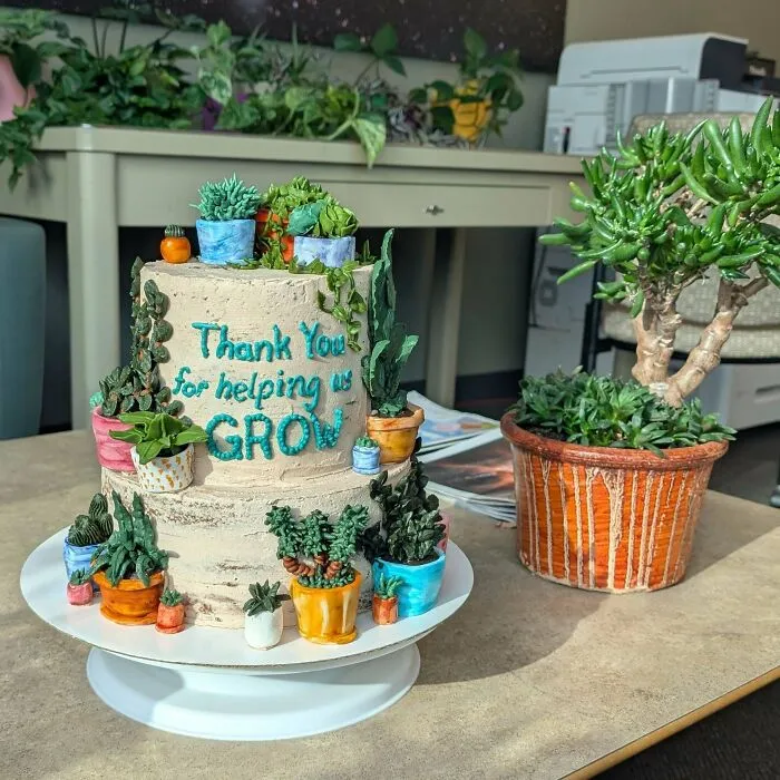 The Cake I Made For A Beloved Mentor And Plant Enthusiast