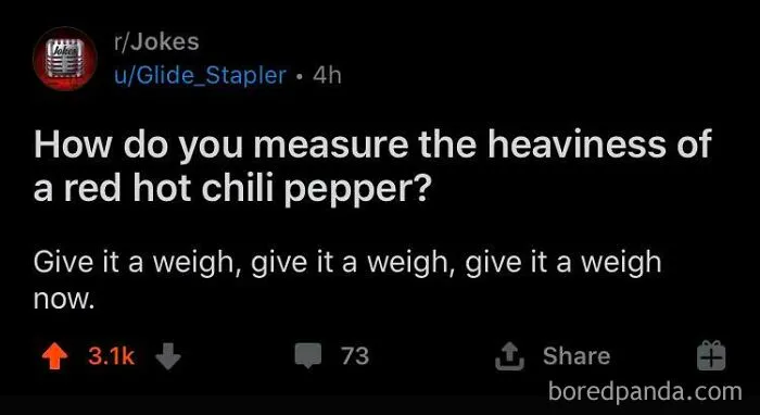 Not A Comment, But I Can Hear It Vibrantly