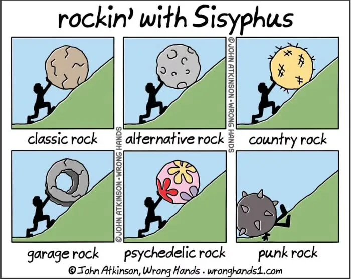 31 Clever And Absurd Comics By John Atkinson That Put A Weird Spin On Random Everyday Thoughts