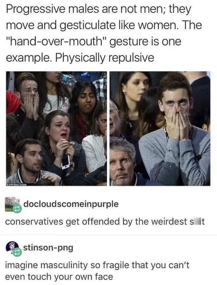 Watch Out How You Gesticulate Boys
