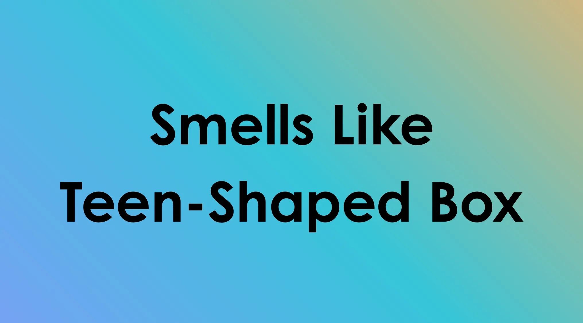 Song title mashups: Smells Like Teen-Shaped Box. Which band's songs were joined together for this title?