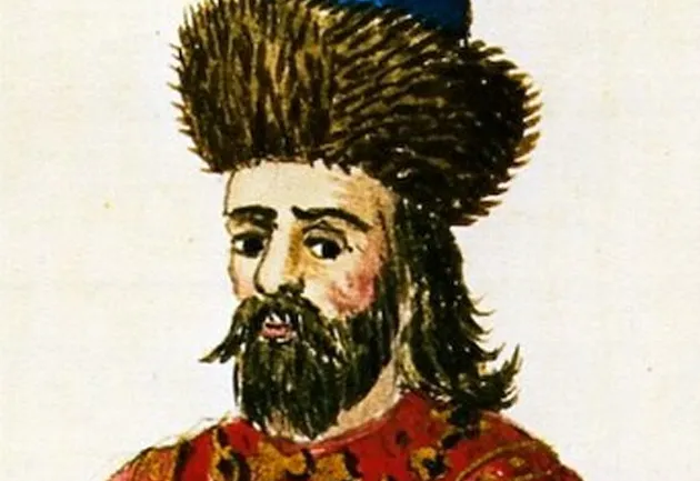 A colorful illustration of Marco Polo, a famous historical figure and explorer.