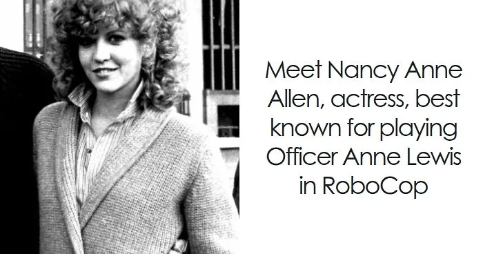 Nancy Allen: Bio And Career Highlights