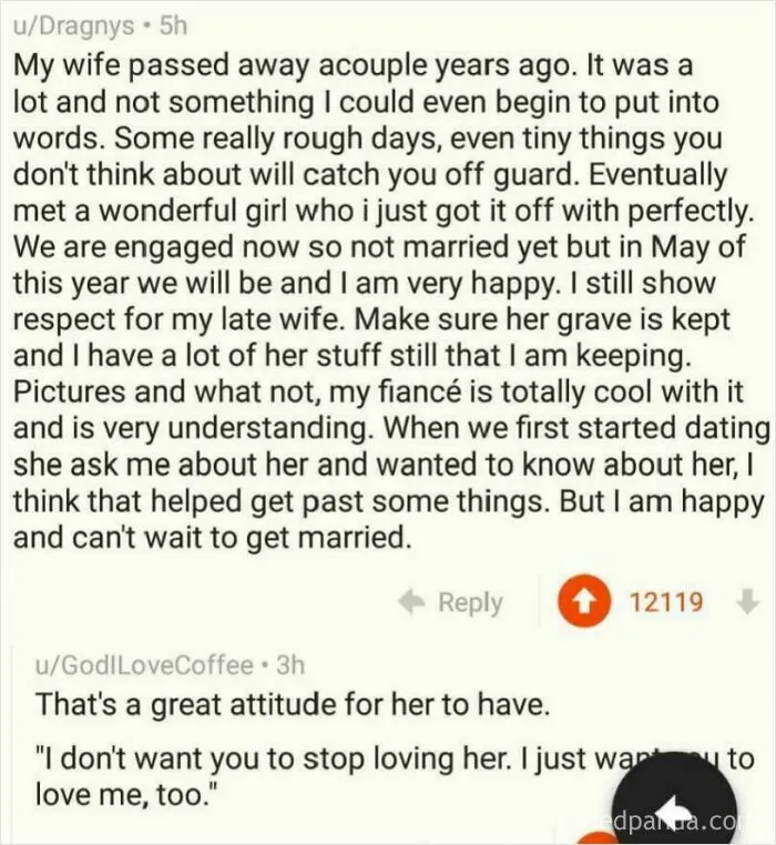 "I Don't Want You To Stop Loving Her. I Just Want You To Love Me, Too