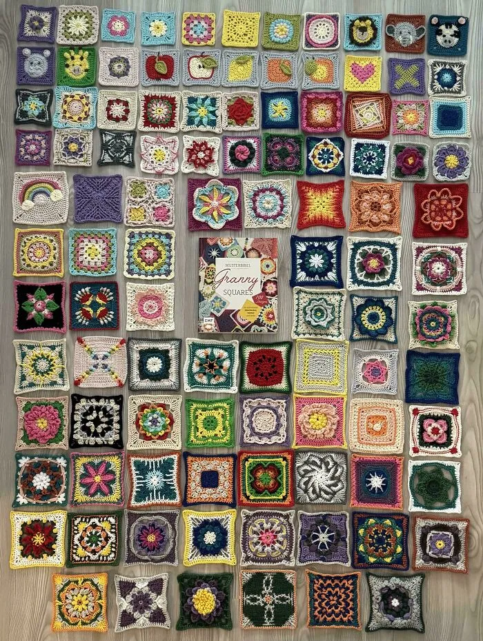 I Crocheted All 102 Patterns Of The Granny Square Sourcebook