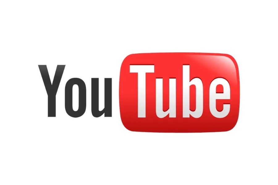 The iconic YouTube logo with You in black text and Tube in a red rounded rectangle, marking its official launch.