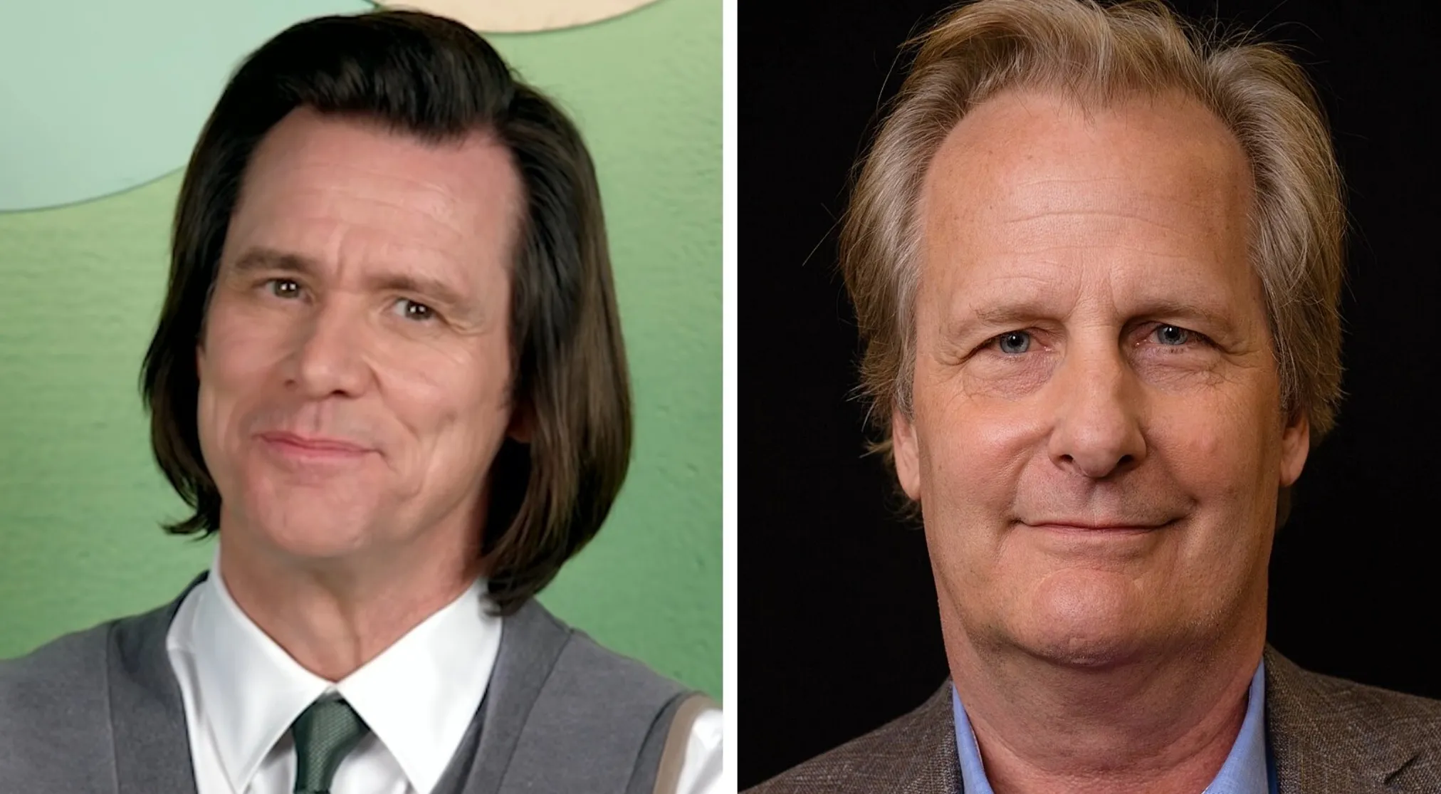 Jim Carrey and Jeff Daniels headshots. 80s & 90s General Movie Trivia on this iconic duo.