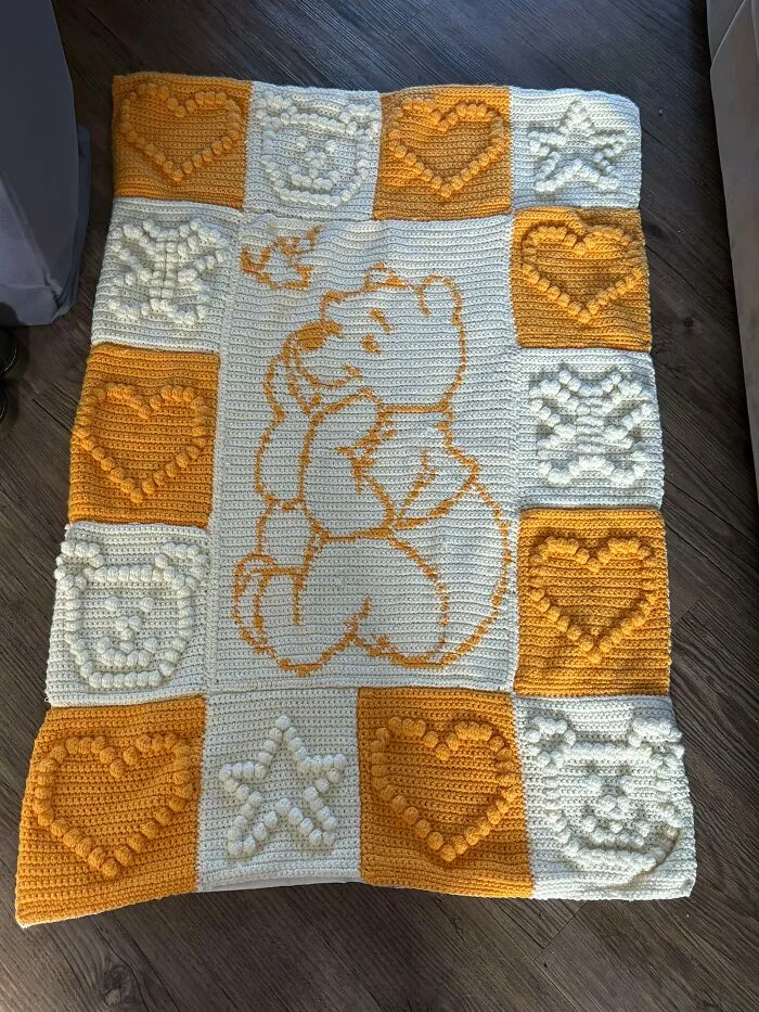 Finally Finished This Baby Blanket For My Brother!