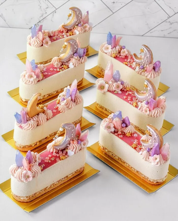 I Made Peach-Jasmine Cheesecake Entremets With Lychee-Yuzu Gelée