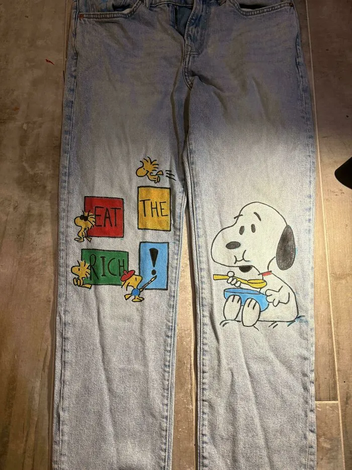 Some Vintage Jeans I Upcycled. Hope Someone Likes Them!