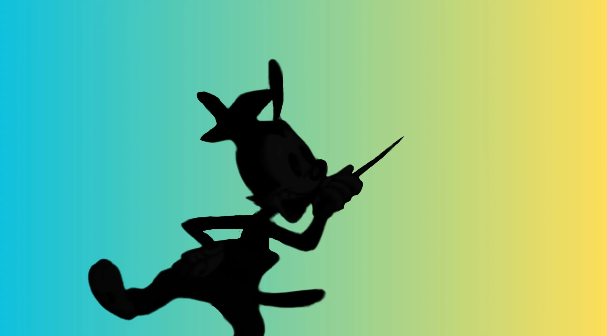 Saturday morning cartoons silhouette: This is a silhouette of a character from which show?