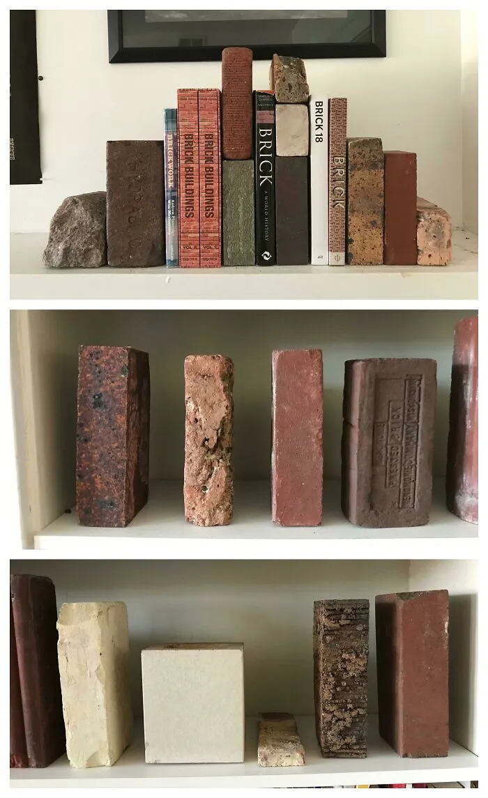 Here's Part Of My Collection Of Bricks And Books About Bricks!