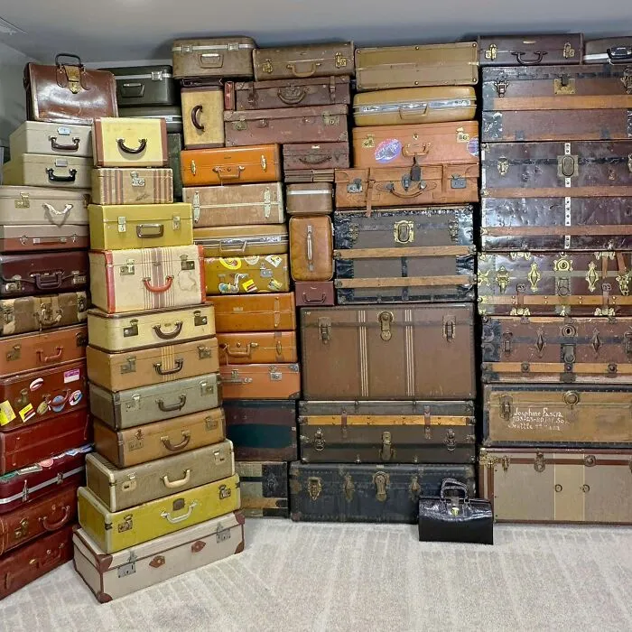 I Collect Old Trunks And Suitcases