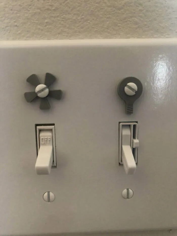 Etiquetas para los interruptores