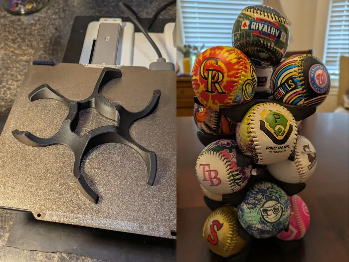 Árbol organizador de pelotas de béisbol
