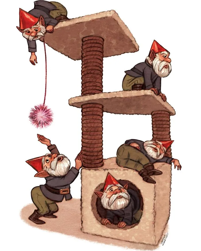 “Frisky Gnomes”