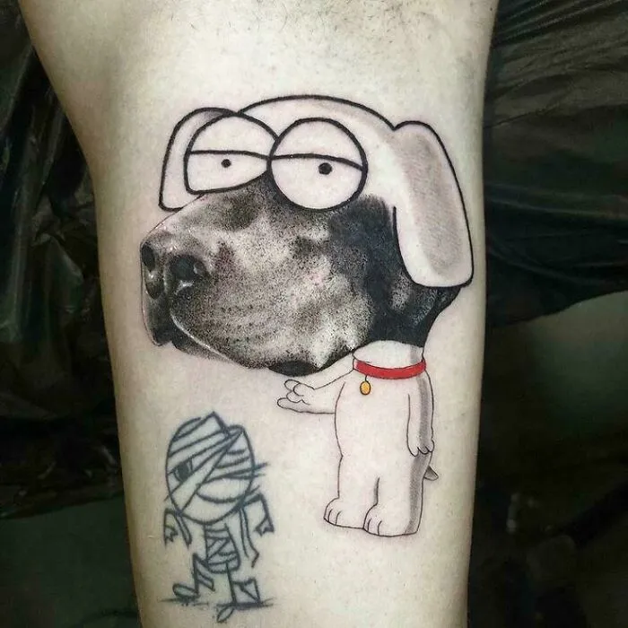 Brian Griffin Tattoo
