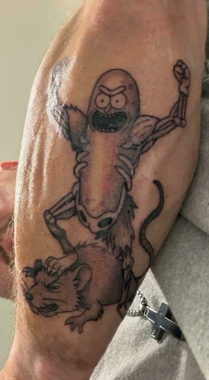 Because Who Doesn't Want Their Entire Forearm Taken Up By Pickle Rick?