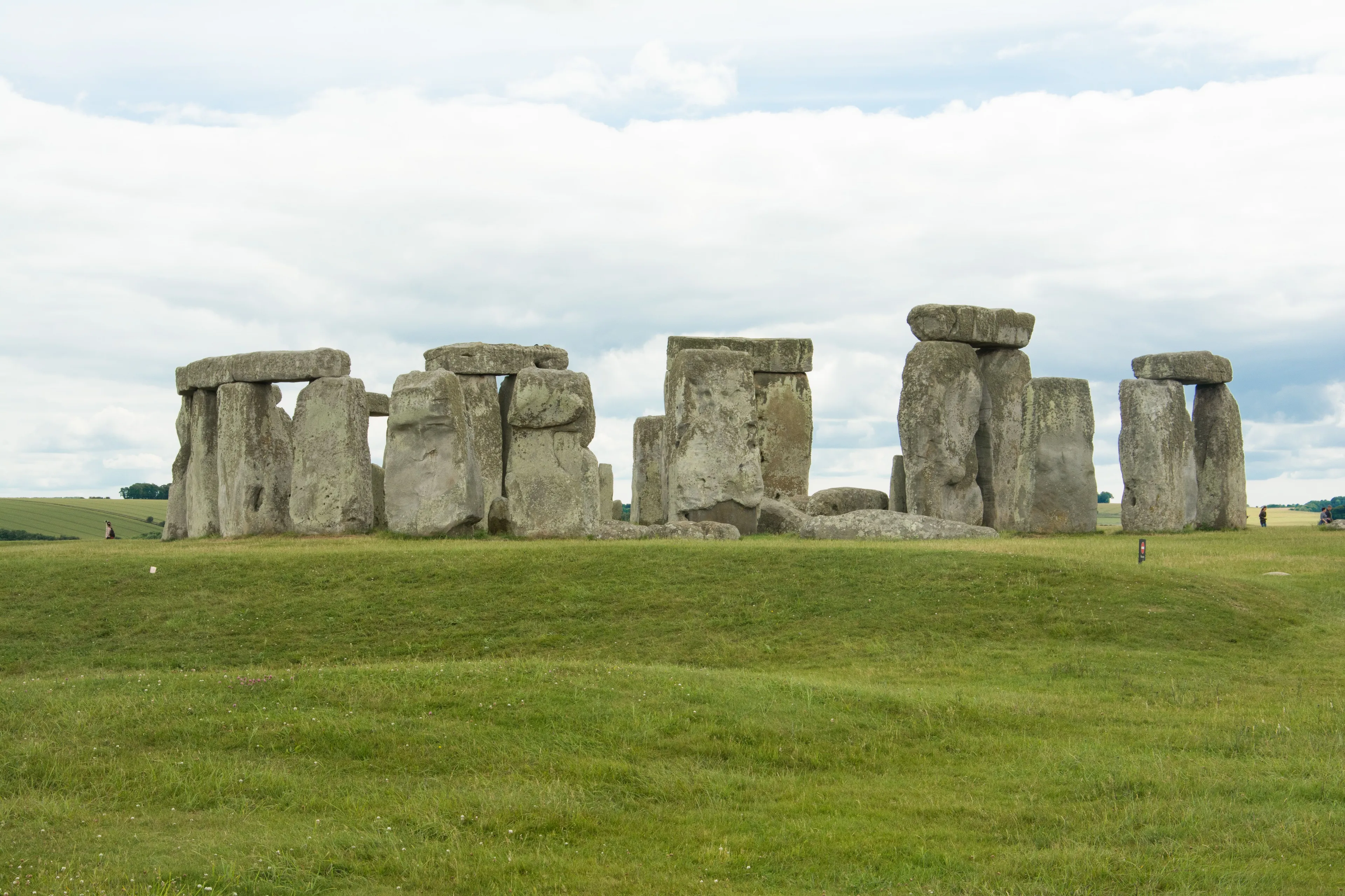 Stonehenge under a cloudy sky, a place to visit for ancient history.