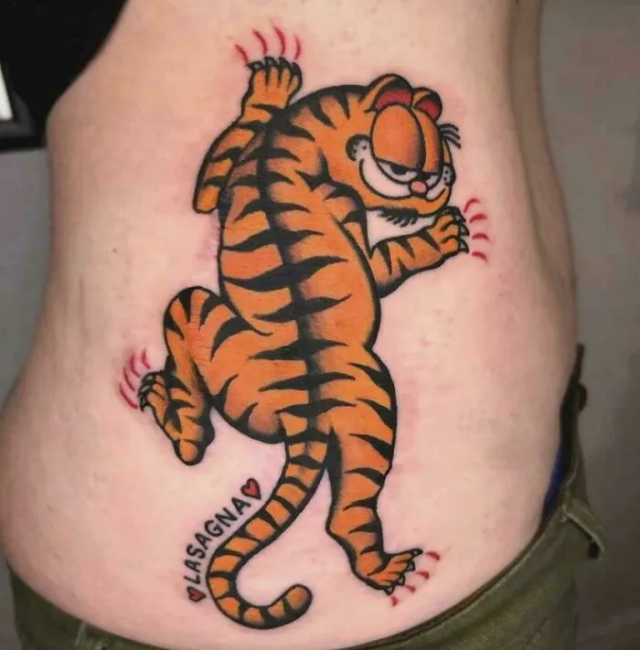 Sick Garfield Coverup?