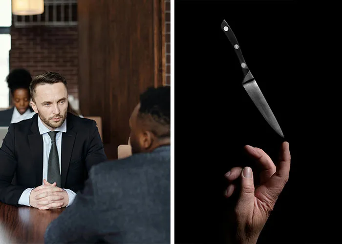 A Man Was Arrested For Attempting To Stab His Prospective Employer