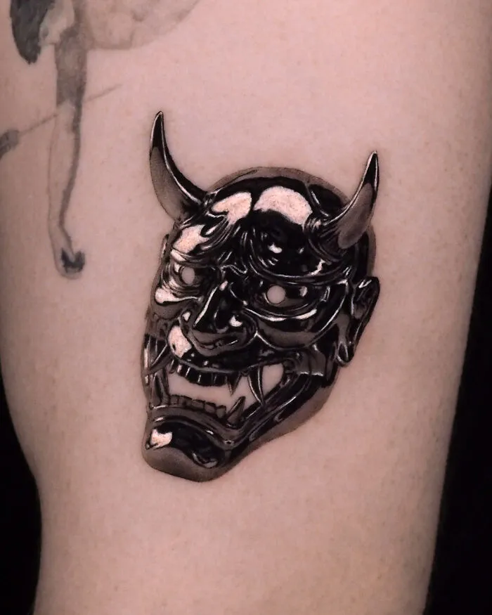 Chrome Hannya Mask