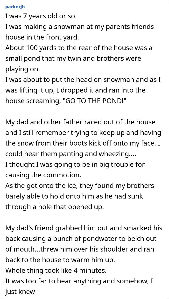 35 Chilling Stories From People Who Listened To That Voice In Their Head And Never Regretted It