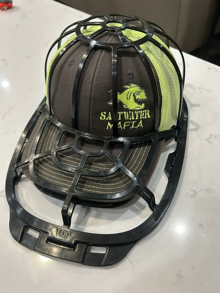 Every Dad Who Has Pulled A Beloved Cap Out Of The Wash Looking Like A Sad Pancake Needs A <a Style="Display:inline;" Href="Https://Www.amazon.com/Baseball-Cleaning-Dishwasher-Washing-Protector/Dp/B0972tw4s3?ie=utf8&linkcode=ll2&tag=bpdolphin-20&linkid=16ef580f8e517dff172cecccd885f113&language=en_us&ref_=as_li_ss_tl " Target="_blank">  <span Style="Font: Inherit; Color: #d74b1f;"> Baseball Cap Cage </Span> In His Laundry Room Before Another One Bites The Dust
