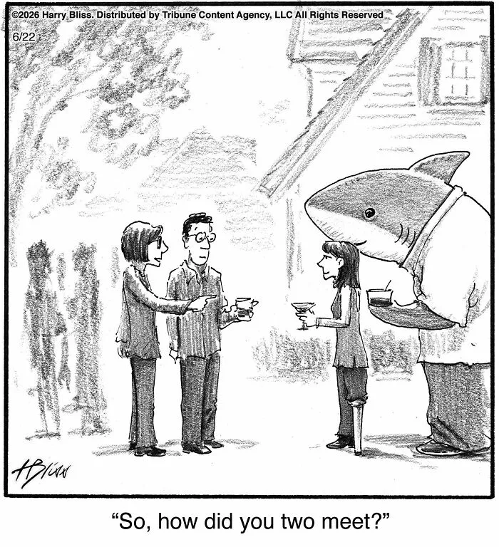 40 Wholesome One-Panel Comics By New Yorker Magazine Cartoonist Harry Bliss (New Pics)