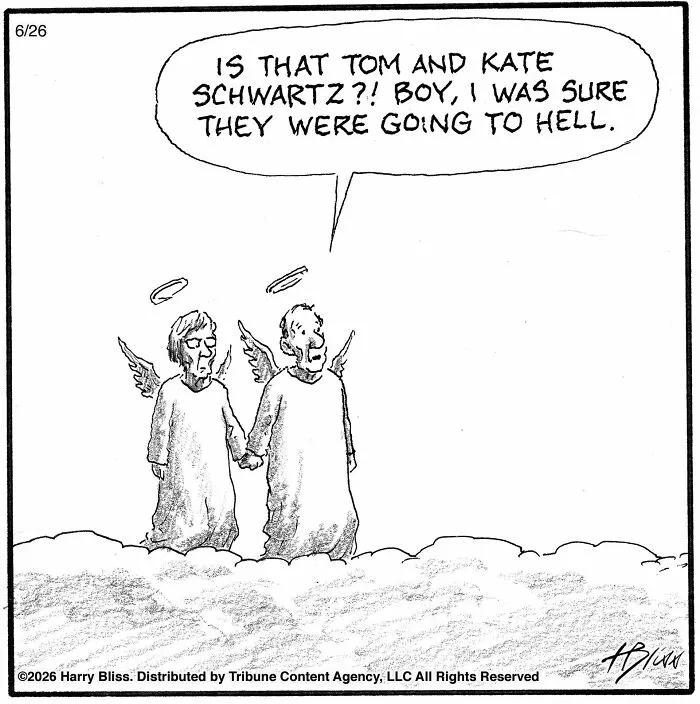 40 Wholesome One-Panel Comics By New Yorker Magazine Cartoonist Harry Bliss (New Pics)