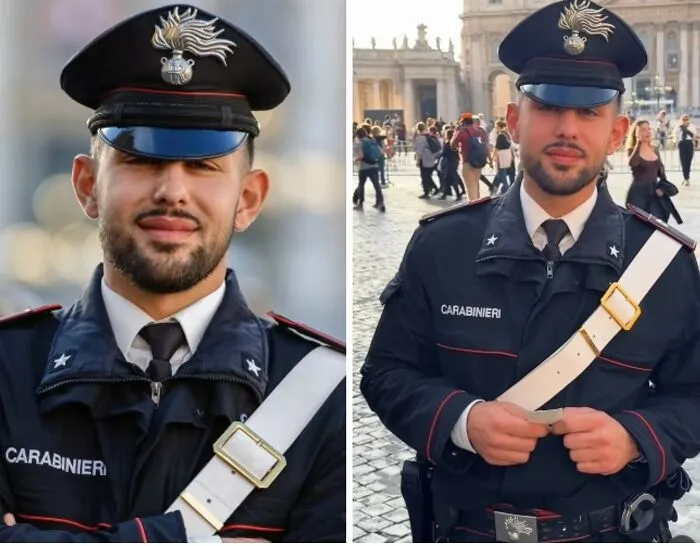 Photographer Shows The Softer Side Of Police Officers And Soldiers By Handing Them Their Own Portraits (25 New Pics)