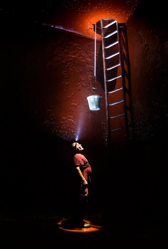 Louis Jadot Wine Photographer Of The Year - People: In The Depths Of The Deposit By Juan Miguel Ortuño Martinez, Spain
