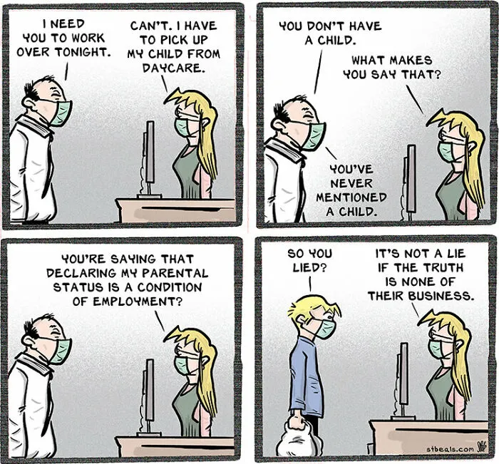 The Best 100 Comics By Stephen Beals About Retail, Work Stress, And Customer Interactions (Part 1)