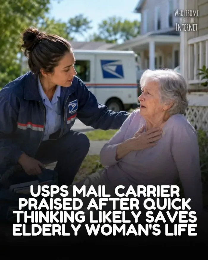 USPS mail carrier praised for saving elderly woman’s life