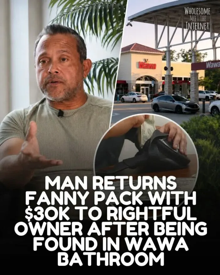 Man returns fanny pack with 30k to rightful owner found in Wawa