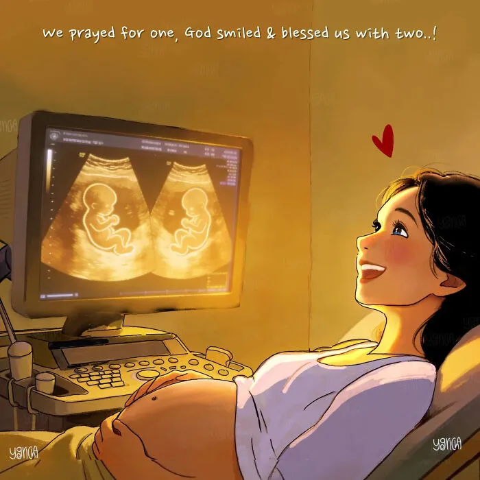 From Pregnancy To Parenthood, This Artist Turns Real-Life Moments Into Relatable Comics (33 New Pics)