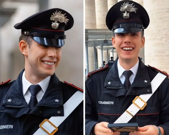 Photographer Shows The Softer Side Of Police Officers And Soldiers By Handing Them Their Own Portraits (25 New Pics)