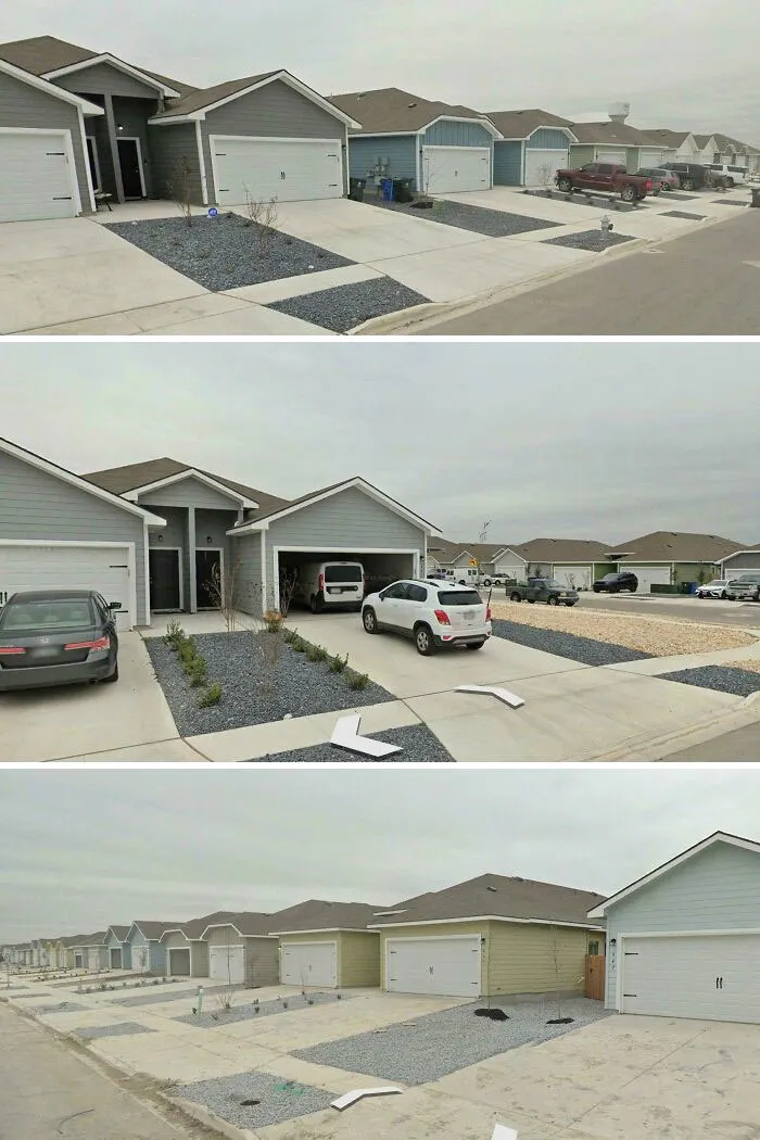 One Of The Most Depressing Suburbs I've Ever Seen. Texas, USA. This Is Real