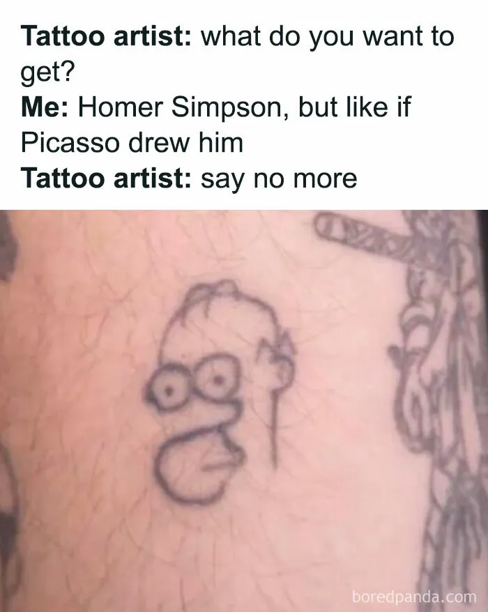 47 Pure Comedy Tattoo Memes Packed With First-Rate Humour To Make You Think "Ink Twice"