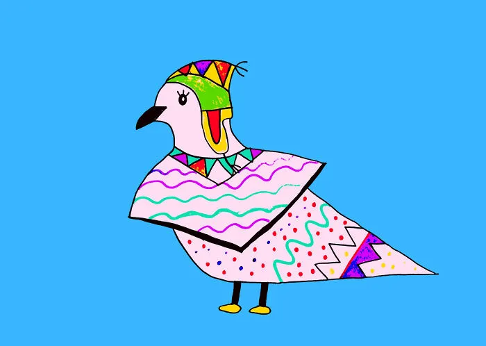 This Illustrator Gives Doves Distinct Personalities In A Charming Series Inspired By A Real Rescue Bird (16 Pics)