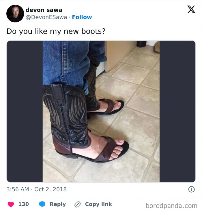 ¿Os gustan mis botas nuevas?
