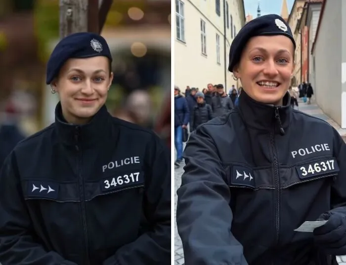 Photographer Shows The Softer Side Of Police Officers And Soldiers By Handing Them Their Own Portraits (25 New Pics)