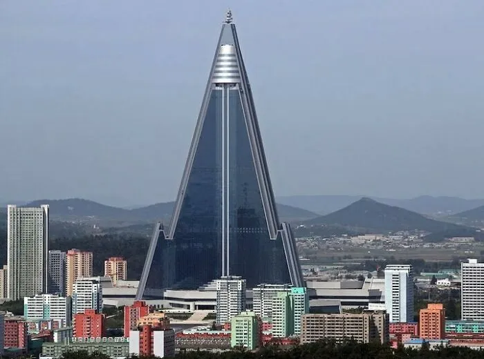 The Ryugyong Hotel - Pyongyang, North Korea