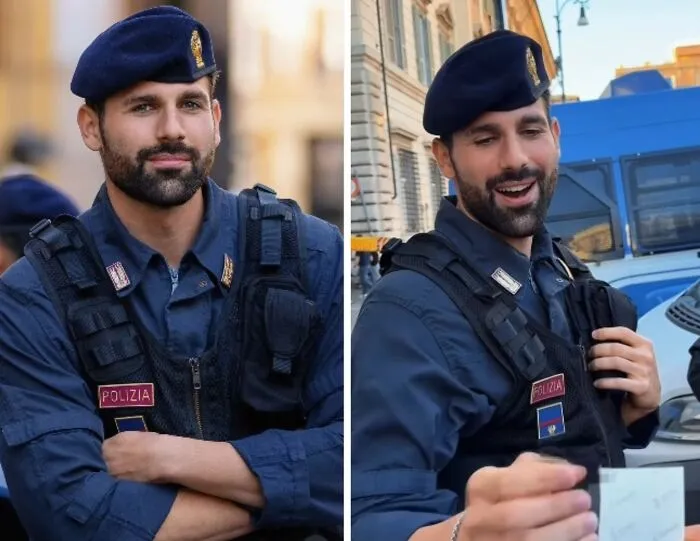 Photographer Shows The Softer Side Of Police Officers And Soldiers By Handing Them Their Own Portraits (25 New Pics)