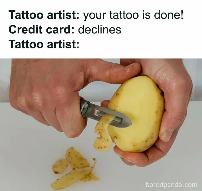47 Pure Comedy Tattoo Memes Packed With First-Rate Humour To Make You Think "Ink Twice"
