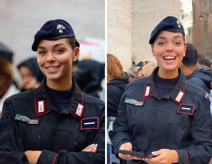 Photographer Shows The Softer Side Of Police Officers And Soldiers By Handing Them Their Own Portraits (25 New Pics)