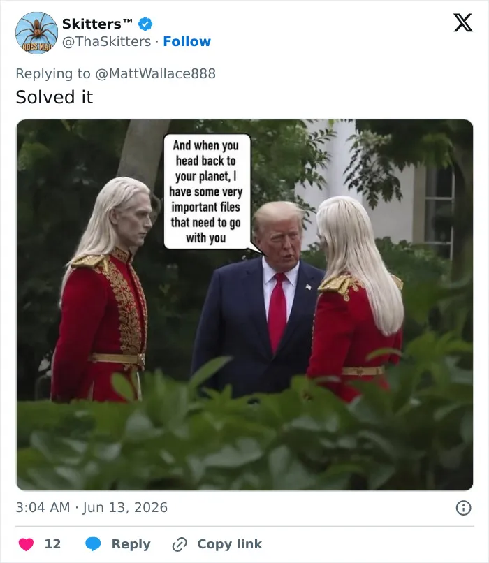 31 Most Creative Responses To Viral Photo Of Donald Trump With Mysterious Figures
