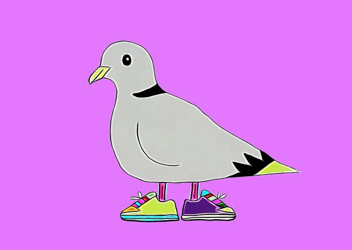 This Illustrator Gives Doves Distinct Personalities In A Charming Series Inspired By A Real Rescue Bird (16 Pics)